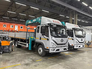 Бортовой с КМУ Tiger 6G (Tiger СА 1121; 4700 мм)